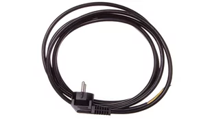 elektro-plast opatÓwek Przewód przyłączeniowy W-3 3x1,5 mm2 czarny z wtyczką kątową 3m 51.937 - Listwy zasilające - miniaturka - grafika 1