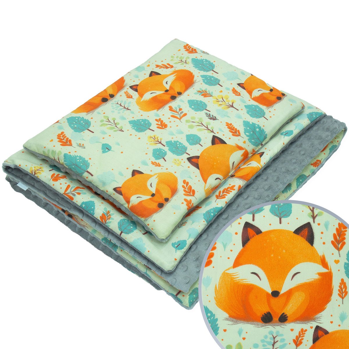 KOCYK PRZEDSZKOLAKA DO PRZEDSZKOLA MINKY 100x135 + PODUSZKA Kerstin