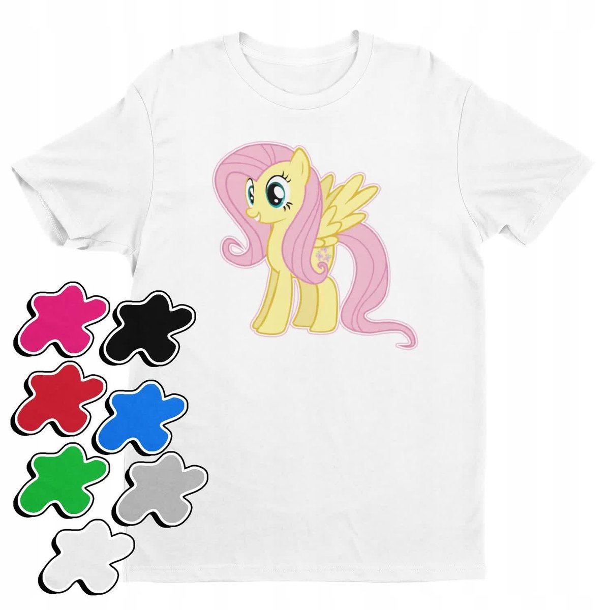Koszulka Dziecięca Z Nadrukiem My Little Pony Fluttershy Różne -M 134-140