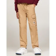 Spodnie i spodenki dla chłopców - Tommy Hilfiger Spodnie | Loose fit - miniaturka - grafika 1