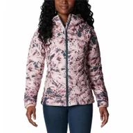 Odzież trekkingowa damska - Kurtka Turystyczna Puchowa Damska Columbia Powder Lite Hooded Jacket - miniaturka - grafika 1