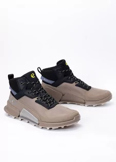 Buty trekkingowe męskie - Buty trekkingowe męskie beżowe ECCO BIOM 2.1 X MTN M MID GTX - grafika 1