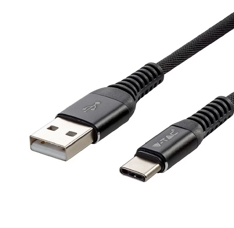Przewód USB typ: C 1m Czarny