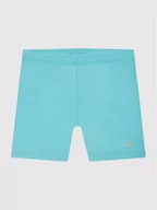 Spodenki damskie - United Colors Of Benetton Szorty sportowe 3MT1I0576 Niebieski Slim Fit - miniaturka - grafika 1