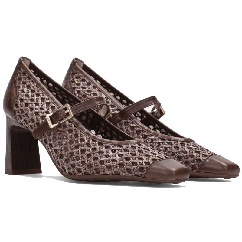 Czółenka damskie z paskiem Hispanitas RHV264609 SOHO-V26 AVELLANA R.37