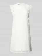 Sukienki - Sukienka z koronki o kroju regular fit z falistym brzegiem model ‘OLLINE’ - miniaturka - grafika 1