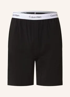 Calvin Klein Szorty Od Piżamy Icon Cotton Stretch schwarz - Spodenki damskie - miniaturka - grafika 1
