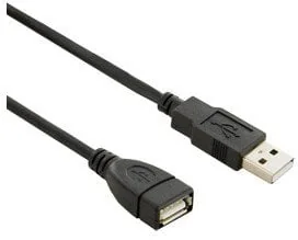 Kabel przedłużacz USB 2.0 1.8m AM-AF ferryt - Kable USB - miniaturka - grafika 1