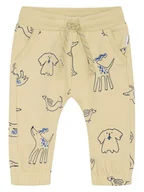Spodenki dla niemowląt - Noppies Spodnie dresowe w kolorze beżowym - miniaturka - grafika 1