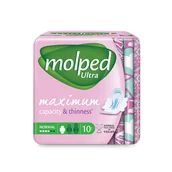 Podpaski - Molped, Podpaski anatomiczne Ultra Normal, 10 szt. - miniaturka - grafika 1