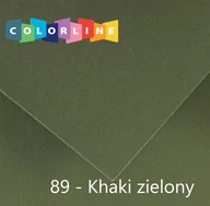 Szkolne artykuły papiernicze - Brystol Canson Colorline 89 zielony 150g 10k [mm:] 500x650 (400110146) - miniaturka - grafika 1