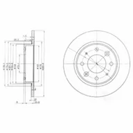 Tarcze hamulcowe - Tarcza hamulcowa DELPHI BG3336 - miniaturka - grafika 1