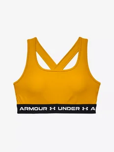 Biustonosz damski Under Armour  Crossback Mid Bra-GLD S - Bielizna sportowa damska - miniaturka - grafika 1