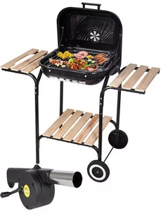 Grill Węglowy Ogrodowy EmaBend + Dmuchawa - Grille - miniaturka - grafika 1