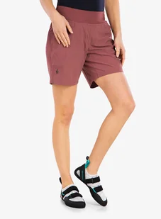 Spodenki damskie Black Diamond Technician Shorts - cherrywood - Odzież trekkingowa damska - miniaturka - grafika 1
