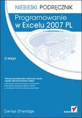 E-booki - informatyka - Programowanie w Excelu 2007 PL. Niebieski podręcznik - miniaturka - grafika 1