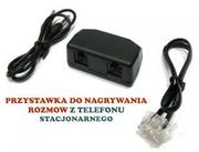 Podsłuchy - Przystawka do Automatycznego Nagrywania Rozmów Telef. Stacjonarnych. - miniaturka - grafika 1