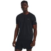 Koszulki sportowe męskie - Męska koszulka do biegania Under Armour UA SEAMLESS STRIDE SS - czarna - UNDER ARMOUR - miniaturka - grafika 1