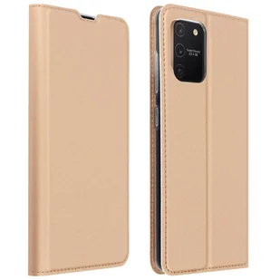 Smukłe etui z klapką, seria Business do Samsunga Galaxy S10 Lite - różowe złoto - Etui i futerały do telefonów - miniaturka - grafika 1
