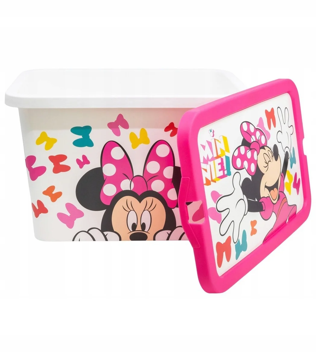 Pudełko na zabawki do przechowywania Myszka Mini Minnie Mouse 7L pojemnik