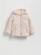 Moda i Uroda OUTLET - Reserved - Pikowana kurtka z kapturem - wielobarwny - miniaturka - grafika 1