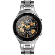 Smartwatch - Rubicon RNCE68 srebrny - miniaturka - grafika 1
