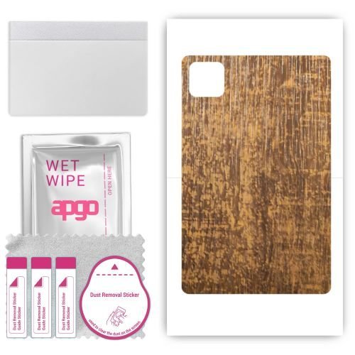 folia naklejka skórka strukturalna na TYŁ do Lenovo Erazer M20 5G - Drewno Dąb Stary - apgo SKINS