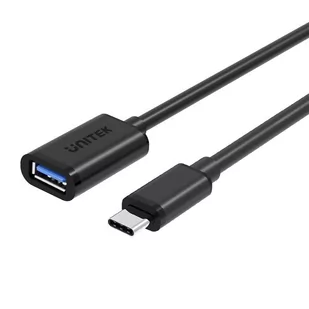 Unitek Adapter USB TYP-C DO USB AF 0.15 m; Y-C476BK - Kable komputerowe i do monitorów - miniaturka - grafika 4