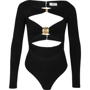 Elisabetta Franchi Body Slim Fit - Body - miniaturka - grafika 1