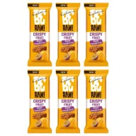 Batoniki - BeRaw Baton Crispy Fruit Mango & Marakuja zestaw 6 x 40 g - miniaturka - grafika 1