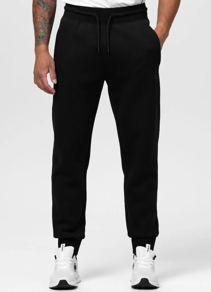 Spodnie sportowe PIT BULL CHARGER SMALL LOGO black/black