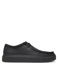 Clarks Półbuty Torhill Lo 26181385 Czarny - Półbuty męskie - miniaturka - grafika 1