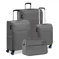 Walizki - RONCATO Set 3 Wózek + Borsa Kabina syryjska Unisex Dorosły Antracyt, Antracyt, CABINA, Walizka - miniaturka - grafika 1