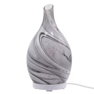 Lampa zapachowa do aromaterapii dyfuzor ultrasoniczny aromalampa Classic marmur szara szkło - Zapachy do domu - miniaturka - grafika 1