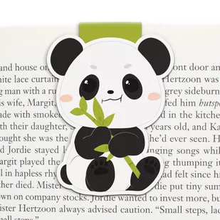 Zakładka magnetyczna do książki, Panda - Zakładki do książek - miniaturka - grafika 1