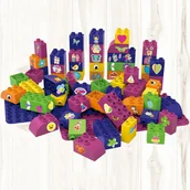 Klocki - B&B BiOBUDDi BiOBUDDi Klocki edukacyjne, 60 części, 2 płyty bazowe, 0009 0009 - miniaturka - grafika 1