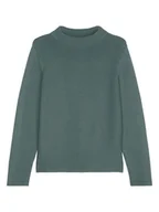 Swetry damskie - Marc O´Polo Sweter w kolorze ciemnozielonym - miniaturka - grafika 1