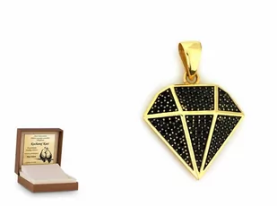Złota zawieszka 585 symbol prezent grawer - Wisiorki - miniaturka - grafika 1