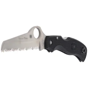 Nóż składany Spyderco Rescue 79mm FRN Black (C45SBK) - Noże - miniaturka - grafika 2