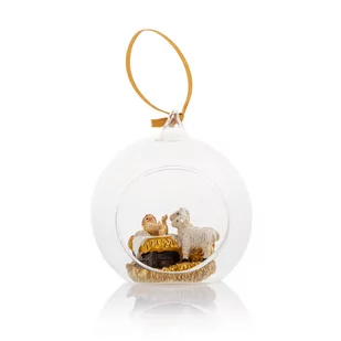 BOMBKA szklana | Dzieciątko Jezus | bombka na choinkę | piękny świąteczny PREZENT | śliczna bombka - Bombki - miniaturka - grafika 1