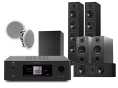 Kino domowe - NAD T 778 (czarny) + Diva 6 + 3 + 7 (czarny) + RD 280 (biały) + BASSO 880 (czarny) - miniaturka - grafika 1