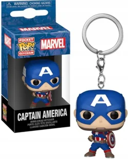 Brelok Marvel Captain America Funko Pop - Breloczki dla dzieci - miniaturka - grafika 1