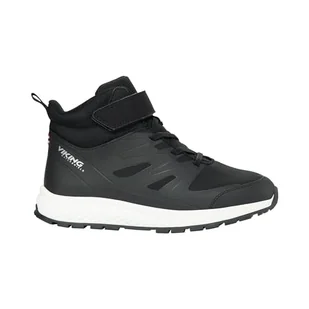 Viking Unisex buty dziecięce Century Wp Sl Walking Shoe, Black Lime, 41 EU - Buty dla dziewczynek - miniaturka - grafika 1