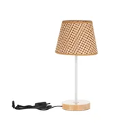 Lampy stojące - Lampka stołowa LIGHTLOGIC LL PUNGI E27 TL lampa nocna boho eko do LED - miniaturka - grafika 1