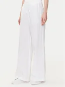 Spodnie damskie - Mustang Spodnie materiałowe Tuscaloosa 1016583 Biały Wide Fit - miniaturka - grafika 1