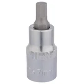 Suwmiarki i mikrometry - DRAPER 7.0x55mm hex socket bit-1/2"sd - miniaturka - grafika 1