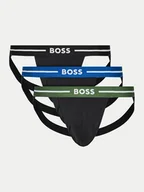 Majtki męskie - Boss Komplet 3 par slipów Jock Strap Jockstrap 3P Bold 50514965 Kolorowy - miniaturka - grafika 1