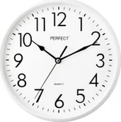 Zegary - Perfect Zegar ścienny Perfect FX-5742 White 25,5 cm uniwersalny - miniaturka - grafika 1