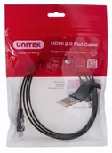 Kable - UNITEK KABEL HDMI 2.0 4K60HZ, PŁASKI, 1,5M - miniaturka - grafika 1