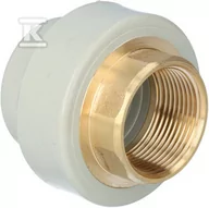 Łączniki, trójniki, kształtki - Onnline Złączka PP z GW mosiężnym 40/ 5/4" pod klucz - miniaturka - grafika 1